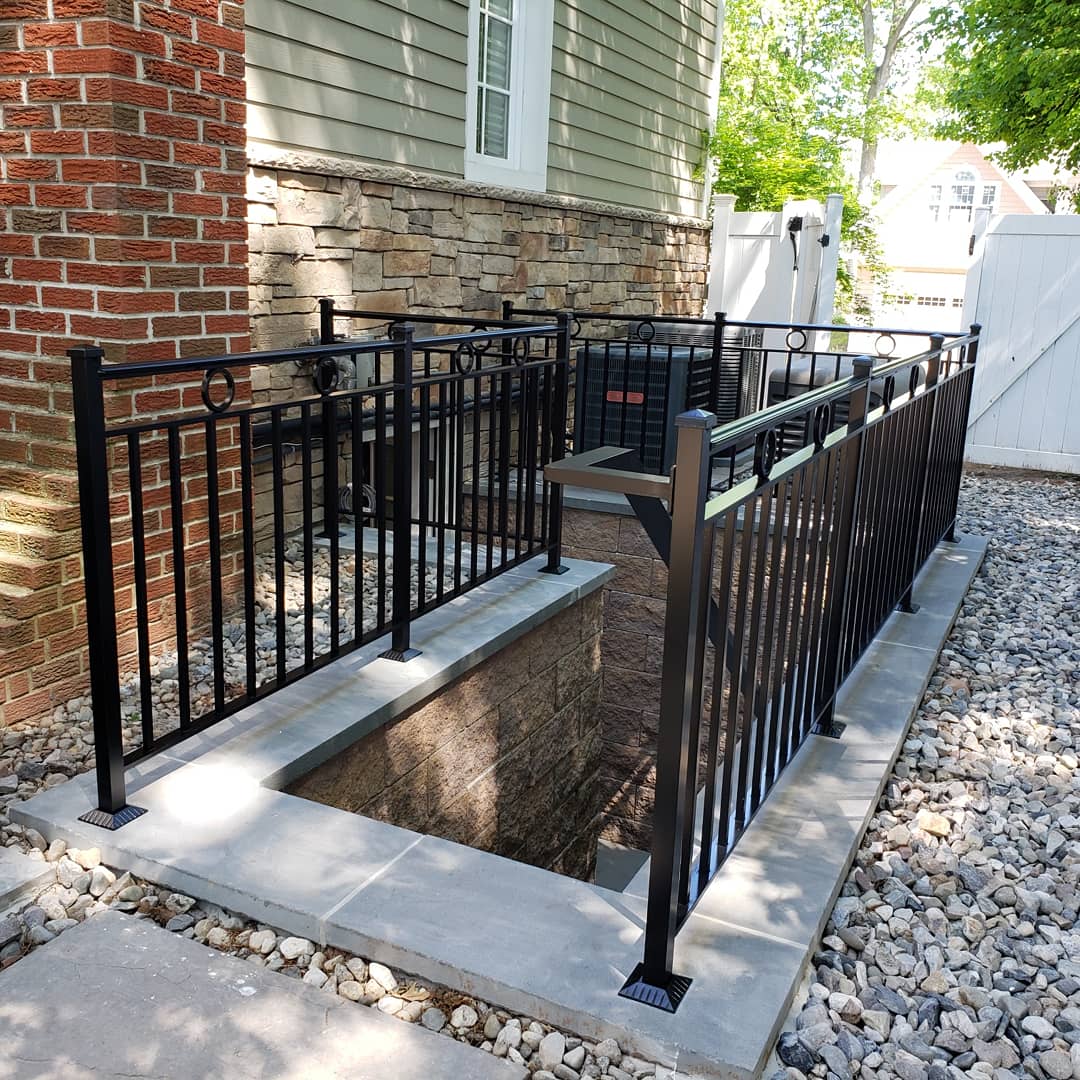 Steel Areaway Railing