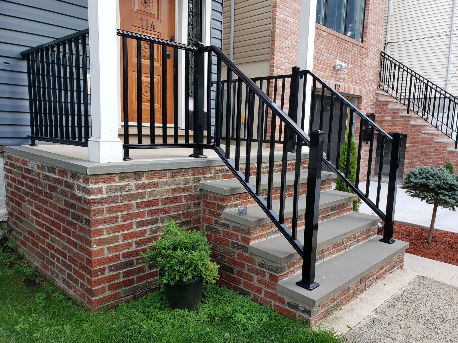 Steel Stair and Porch Railing