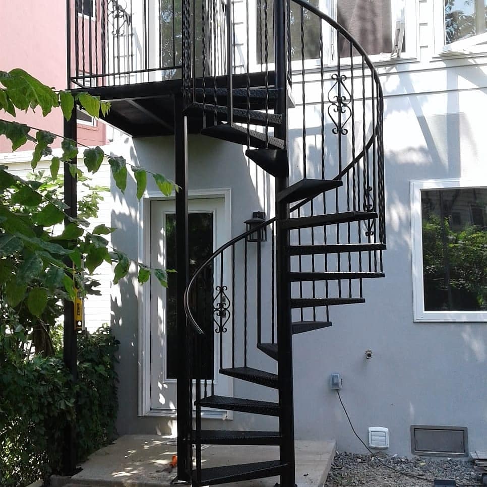 Custom Steel Spiral Staircase