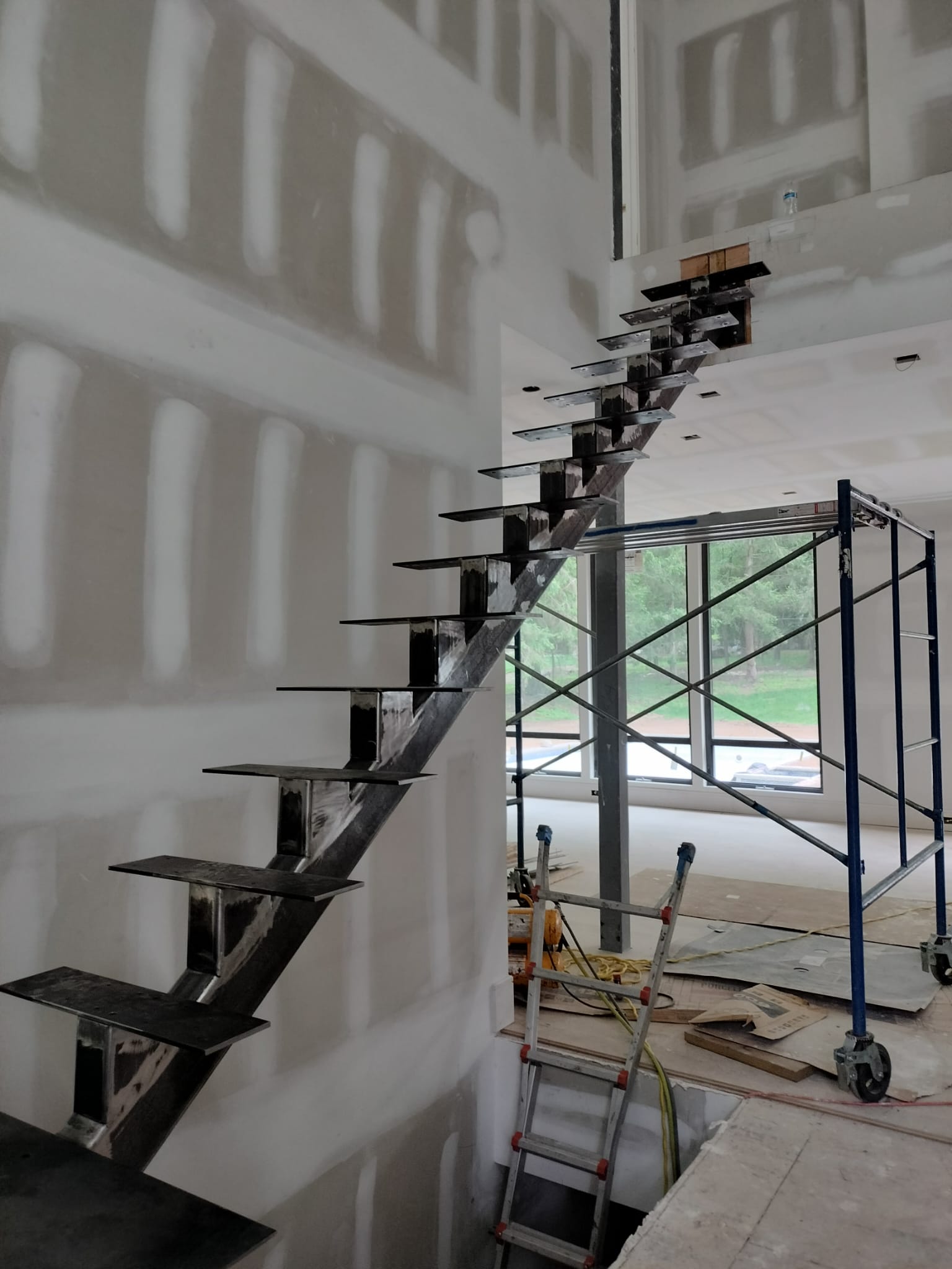 Custom Steel Staircase Frame