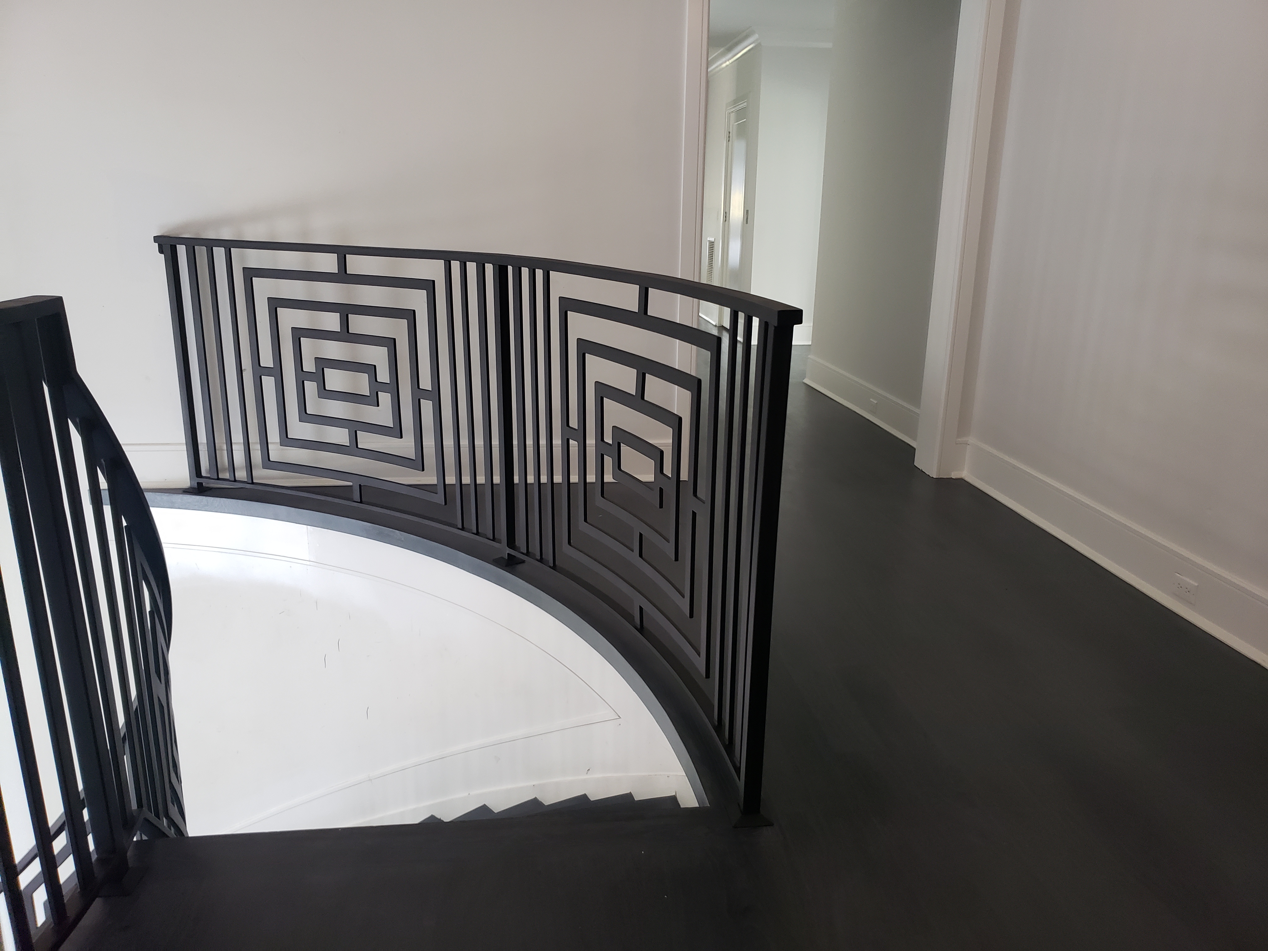Custom Ornamental Steel Staircase and Railing, photo 3